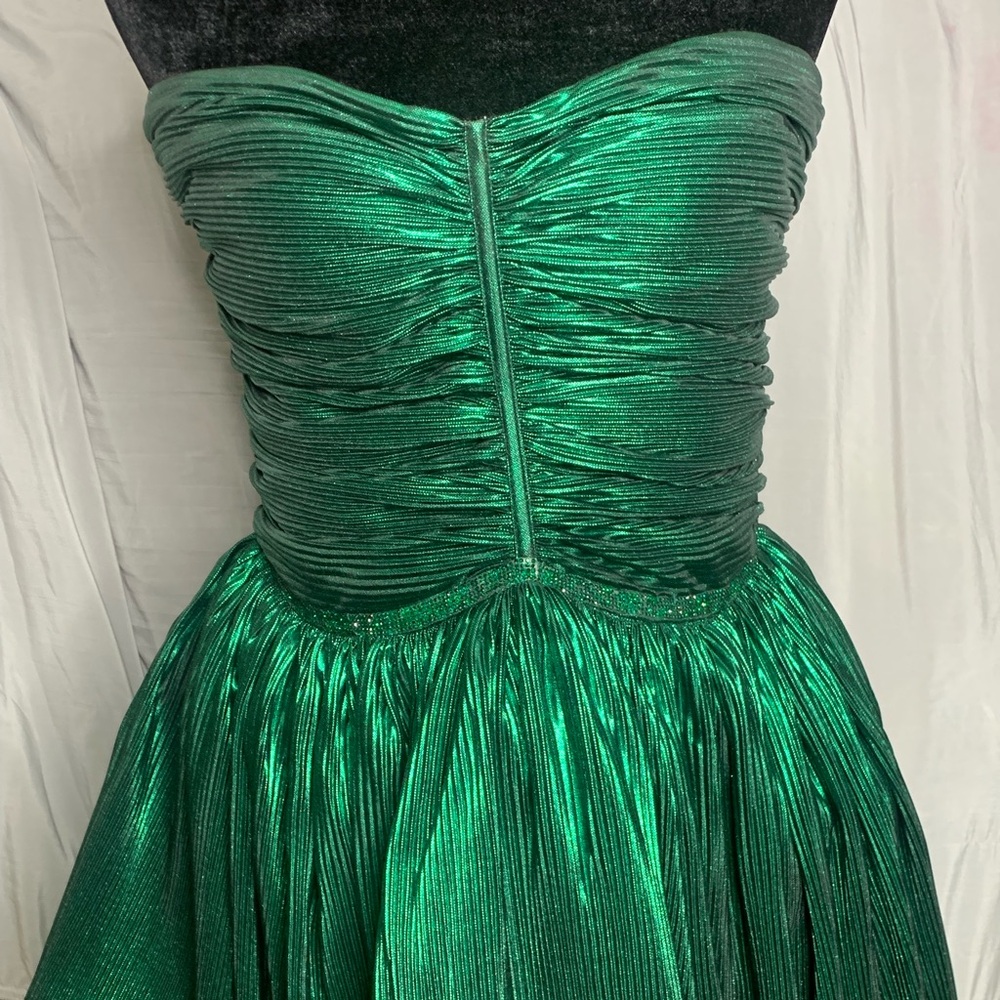 Bronx & Banco Green and Black Dress
